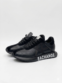 Armani Exchange Black Sneakers